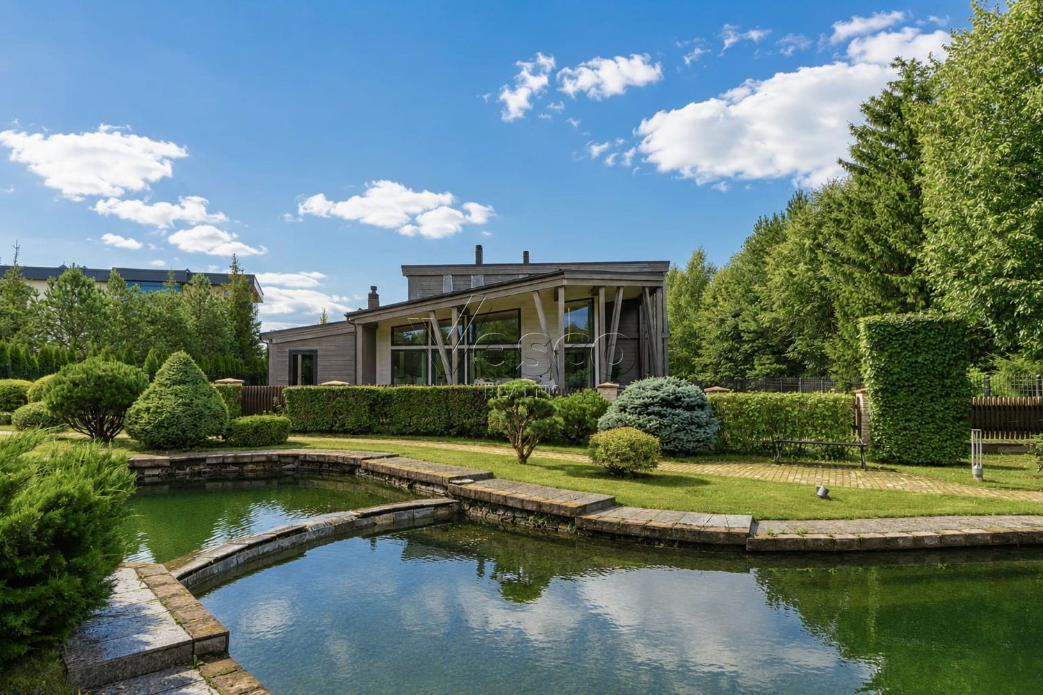 Новый фахверк из клееного бруса