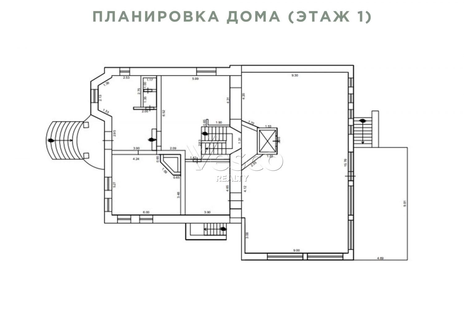 Классический особняк в КП Осень-1 у леса, с квартирой для персонала