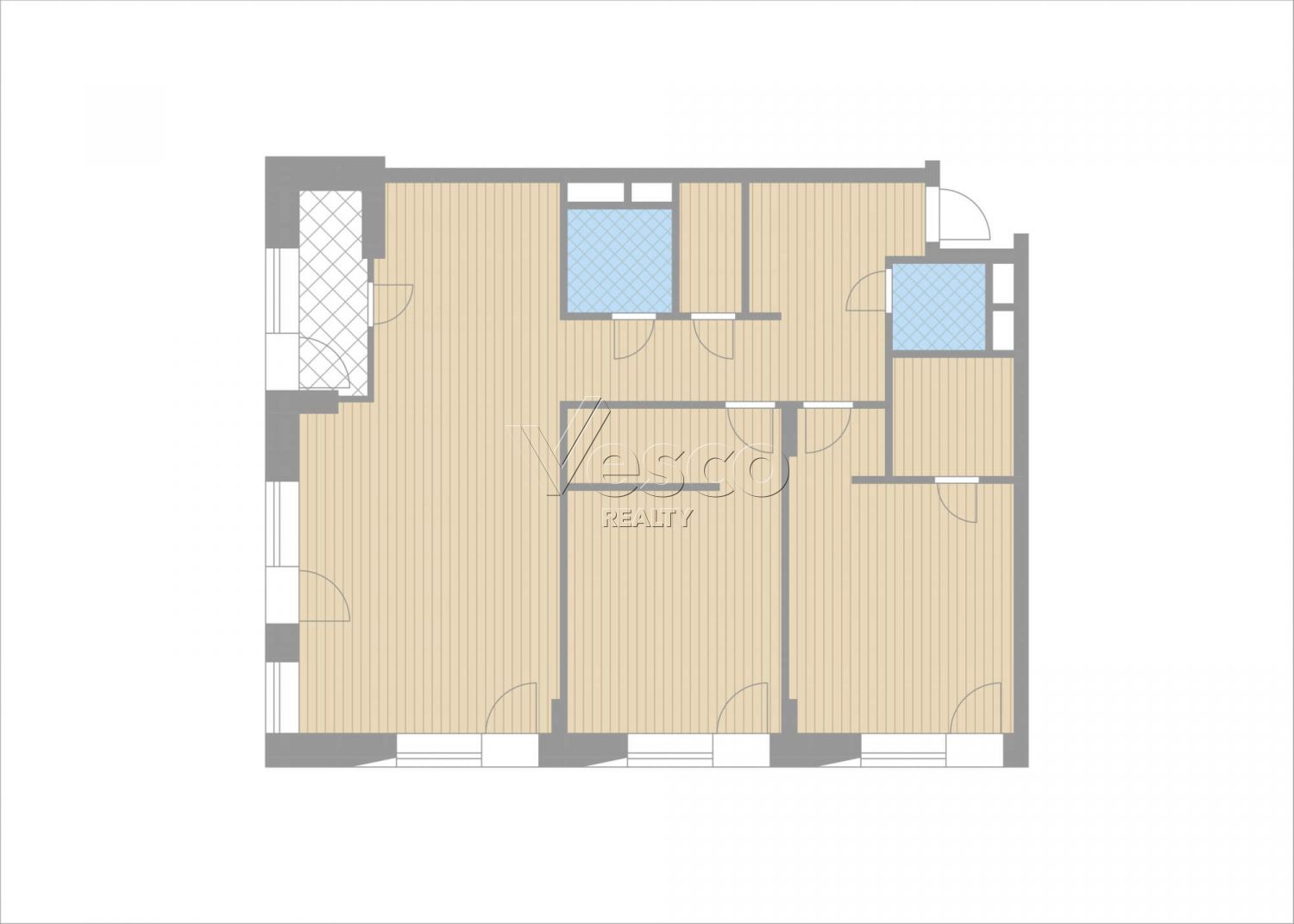 Квартира площадью 113 м²
