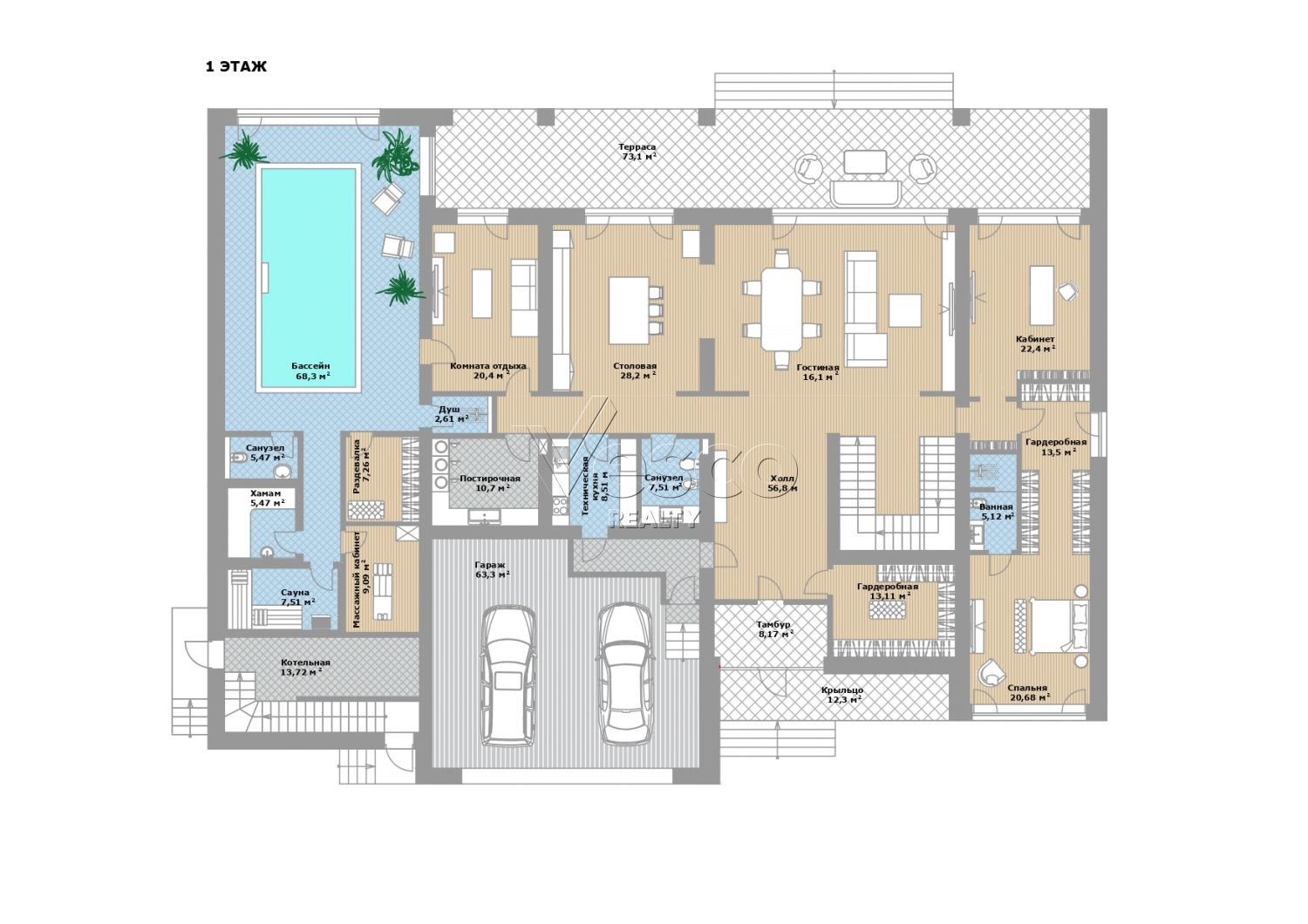 Новая семейная резиденция в Agalarov Estate