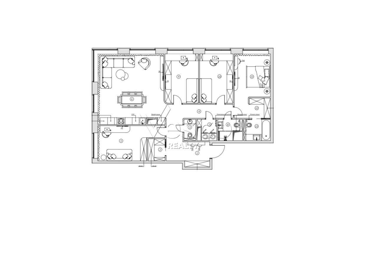 West Garden: пространство в 123 кв.м, созданное для вас
