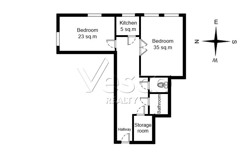 Квартира площадью 105.3 м²