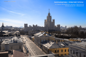 Трофейный пентхаус 1230+ кв.м с двумя террасами в шаге от Кремля