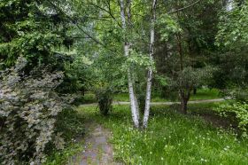 Участок тихой части элитного поселка