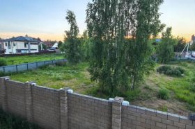 Участок с ровным рельефом под строительство