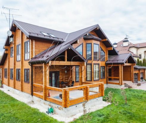 Современный дом "под ключ" из клееного бруса