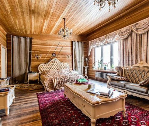 Современный коттедж с дизайнерской отделкой